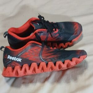 Reebok Black and Red Athletic Shoes